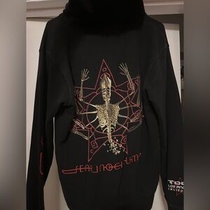 TOOL tour zip up hoodie